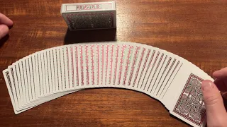 The spectator is in control - a self working card trick