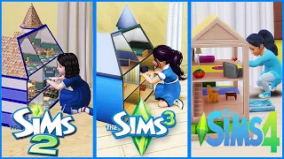 МАЛЫШИ И ТОДДЛЕРЫ В THE SIMS - Эволюция, сравнение всех 3 частей! #sims #малыши #тоддлеры #сравнение