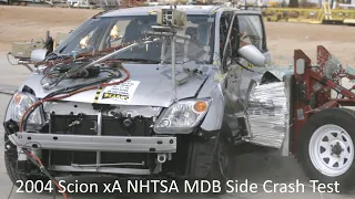 2004-2006 Scion xA NHTSA MDB Side Crash Test