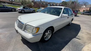 1995 MERCEDES-BENZ S320 WALK AROUND VIDEO STOCK#260685