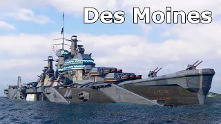 World of WarShips Des Moines - 7 Kills 343K Damage