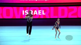 Israel 1 (ISR) - 2022 Acrobatic Worlds, Baku (AZE) - Dynamic Qualification  Mixed Pair