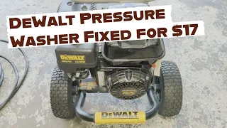 DeWalt 3600 PSI No/Low Pressure Washer - Fixed for $17