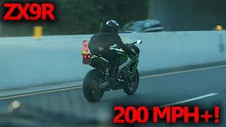 Zx9r hits 210mph!!!