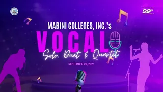 MC Vocal Solo, Duet & Quartet 2023