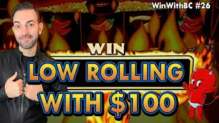 ↘🎲 Low Roller Challenge Using Only $100