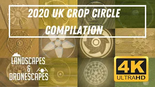 2020 UK Crop Circle Drone Compilation [4K]