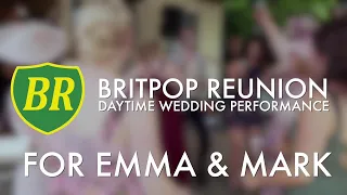 Britpop Mix Playlist - Pulp - Blur - Reef - Oasis (Live at a Daytime Wedding) with Britpop Reunion