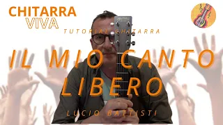 Lucio Battisti - Il mio canto libero - Tutorial Lesson Guitar