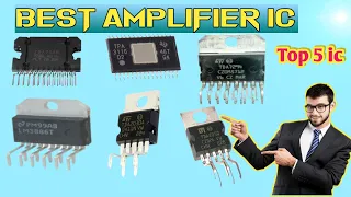 Best audio amplifier ic | Audio ic's | top 5 ic | Easy amplifier circuit |100w audio ic @stechnical