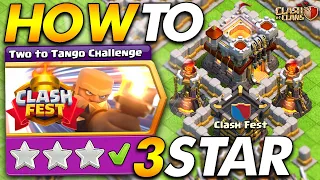 HOW TO 3 STAR THE TWO TO TANGO CHALLENGE | Clash of Clans