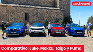 SUV segmento B: Puma, Juke, Mokka, Taigo| Comparativa / Test / Review en español | coches.net