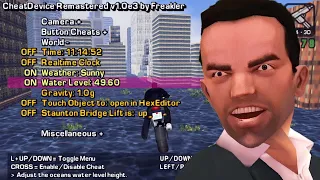 I Tried Best CHEAT DEVICE Remastered for GTA Liberty City Stories on My PSP