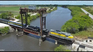 US Sugar #148 pulling the AAPRCO Sugarland Limited - Chase around Lake Okeechobee