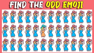 Spot The ODD One Out #287 | HOW GOOD ARE YOUR EYES | Emoji Puzzle Quiz