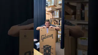 Unboxing the Gibson SJ 200 Acoustic Guitar #gibsonguitars #guitarunboxing #guitarsetup