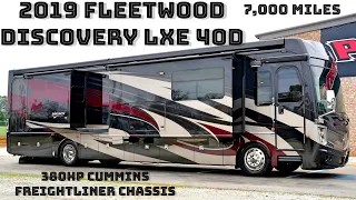 2019 Fleetwood Discovery LXE 40D A Class 380HP Cummins Diesel Pusher @ Porter’s RV Sales - $194,900