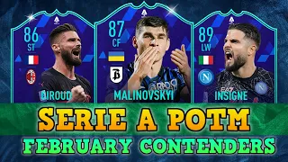 SERIE A POTM Predictions 🔥 FIFA 22 FEBRUARY POTM 🔥 Malinovskyi, Insigne, Giroud...