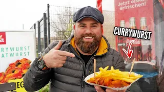 WE TRY CURRYWURST IN BERLIN 🇩🇪 | FOOD REVIEW CLUB | GERMANY REVIEW