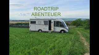 Roadtrip mit dem Wohnmobil, Wildcamping - Freicampen mit Bauernleben. Abenteuer vor der Haustüre