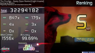 osu! The Prodigy - Nasty (Spor Remix) [Light Insane] +SD Touchscreen FC