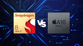 Snapdragon 8 Gen 2 vs Apple A15 Bionic vs Apple A16 Bionic сравнение процессоров 2022 года