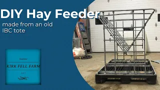 How To Make a Hay Feeder With an IBC Tote