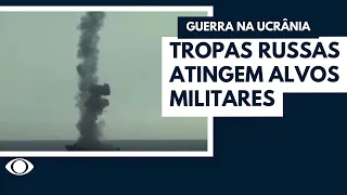 Guerra na Ucrânia: tropas russas atingem alvos militares