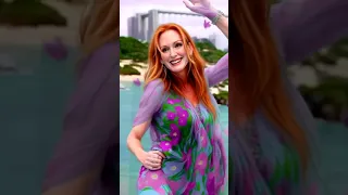 AI animation _⚙️ Angelina Jolie & Julianne Moore & Bryce Dallas Howard & Zoe Saldana❤️ shorts dance