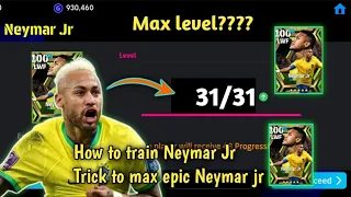 How to train Neymar Jr epic Brazil pack player in efootball 2024 mobile | how max Neymar Jr epic