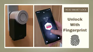 Unlock Nuki Smart Lock With Fingerprint