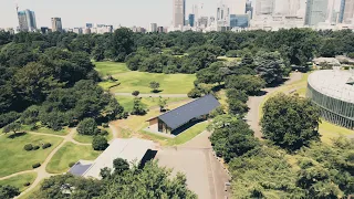 ドローン空撮「東京都新宿御苑ミュージアム」