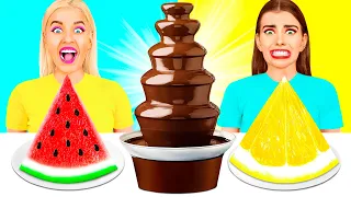 Desafío De Fuente De Chocolate | Batalla de Comida por Craft4Fun Challenge