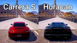 NFS Payback - Porsche Carrera S vs Lamborghini Huracan - Drag Race