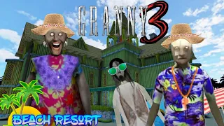 Granny 3 | Beach summer 🏖️ New update | Bridge escape Extreme mod