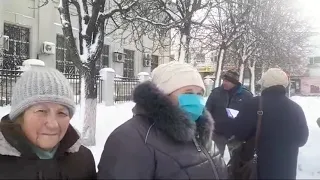 29 01 21 Подільськ. Люди Прийшли До Виконкому З Вимогою