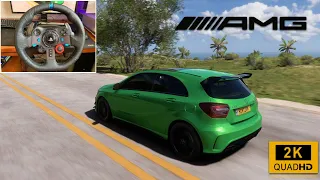 Mercedes A45 AMG - Forza Horizon 5 Gameplay - Logitech G29 (Steering Wheel + Shifter)