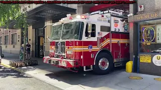 *****EVOLUTION, CHANGING OF THE GUARD AND MAIDEN VOYAGE BY THE BRAND NEW 2019 FDNY RESCUE 1*****