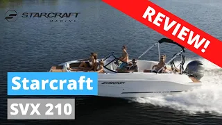 We tested the Starcraft SVX 210! | Video Boat Review } PontoonTV