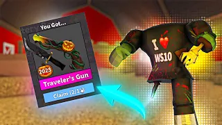 UNBOXING THE NEW MM2 HALLOWEEN GODLY! (Murder Mystery 2)