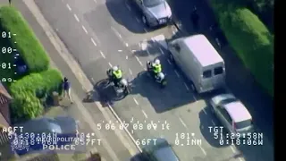 High Speed Chase Of Moped Robbers