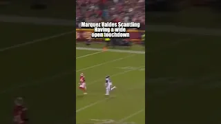 Marquez Valdes Scantling having a wide open touchdown vs Eagles #shorts #drop #mvs