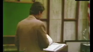 Ted Bundy addresses bench and Nita Neary on stand in the Chi Omega trial (9/7/1979)