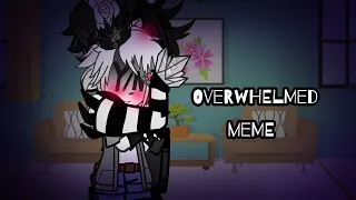 Overwhelmed meme | ft. Y / N & Laughing Jack | send this to a sad person :D