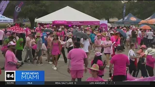 Thousands gather in Hialeah for Susan G. Komen 'More than Pink Walk' to raise funds, awareness