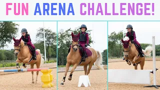 FUN ARENA CHALLENGE!  *Jumps* Flying Changes *