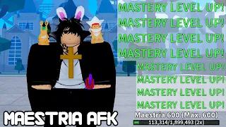 COMO UPAR MAESTRIA AFK RÁPIDO NO BLOX FRUITS [ROBLOX]