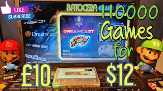 KINHANK  with 111000 games for $12 , retro game 500Gb Gaming HDD ,