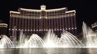 Amazing Bellagio fountain show, Las Vegas - Michael Jackson - Billy Jean (4K UHD Video)