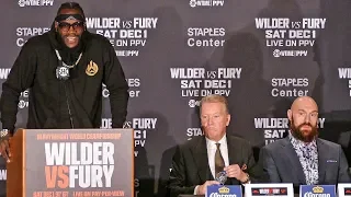 CHAOS!! Deontay Wilder vs. Tyson Fury FULL FINAL PRESS CONFERENCE | Los Angeles